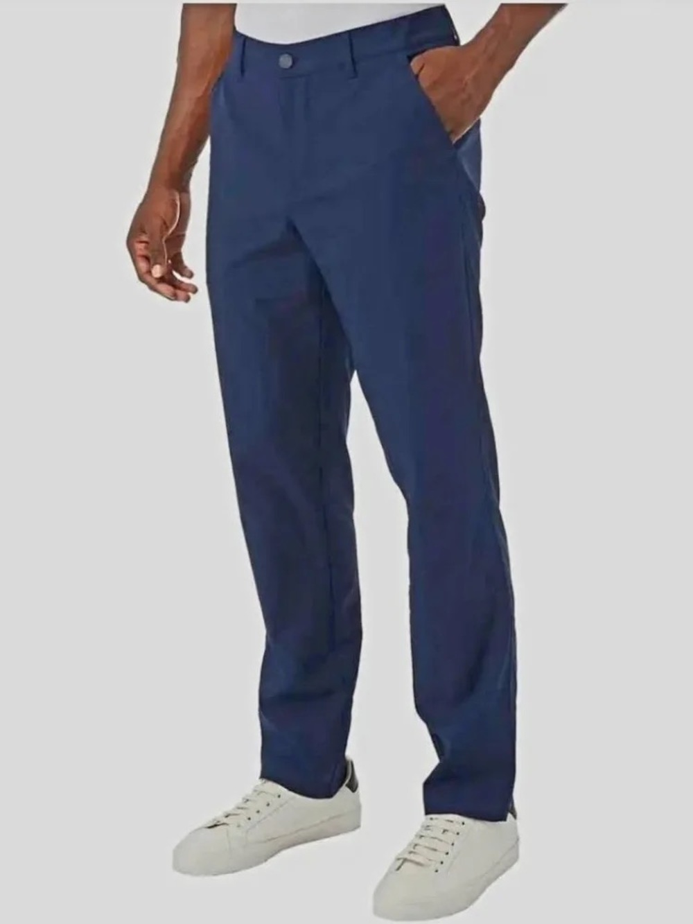 32 Degree Cool | Men’s Blue Performance Straight-Leg Golf Work Pants Size 38x32